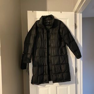 Used Northface Long Quilted Winter Jacket